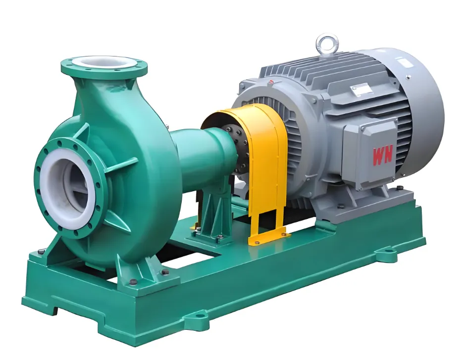 IHF-serie fluorkunststof chemische centrifugaalpomp